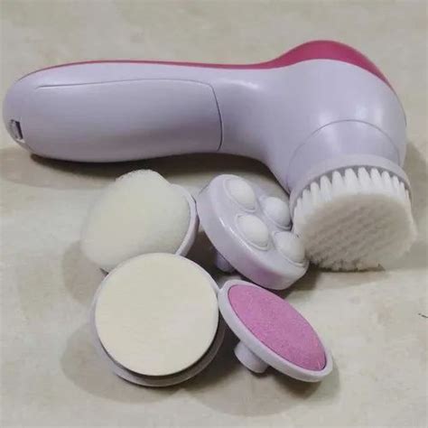 White And Pink Plastic In Beauty Care Massager V At Rs