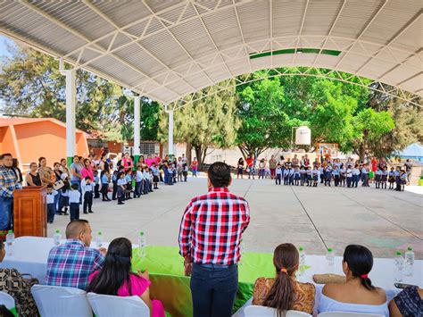 Inaugura Cornelio R Os Domo En La Cancha Del Jard N De Ni Os Antonio De