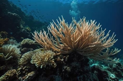 Premium Photo Coral Reed In The Deep Of Sea