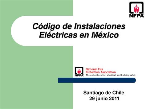 Ppt Código De Instalaciones Eléctricas En México Powerpoint Presentation Id696799