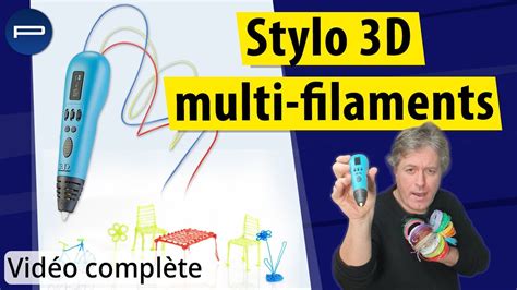 NOUVEAU le stylo 3D innovant qui mélange 3 couleurs de filaments ABS