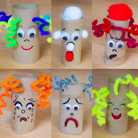 Emotions Body • Feelings Mind ️diy 😃😮😡😢☹️😆puppets ♻️🚽craft 🎥 101