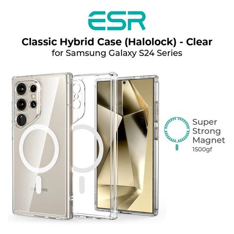 ESR Samsung Galaxy S24 Ultra Classic Hybrid Magsafe Case Halolock