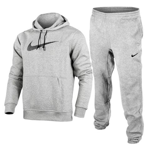 Nike Mens Big Swoosh Full Tracksuit Fleece Hooded Jogging Bottoms S M L Xl 3 Col Nike Clothes