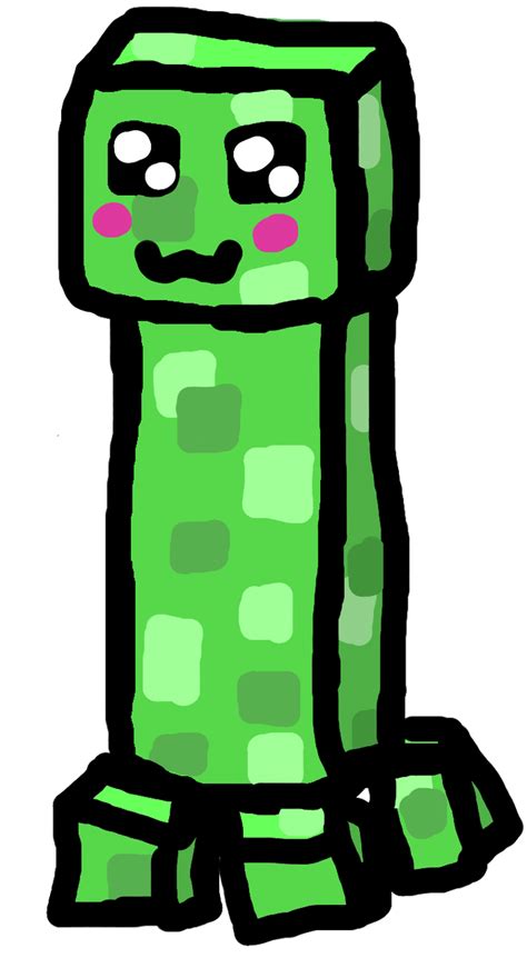 Cute minecraft creeper by DinowCookie on DeviantArt