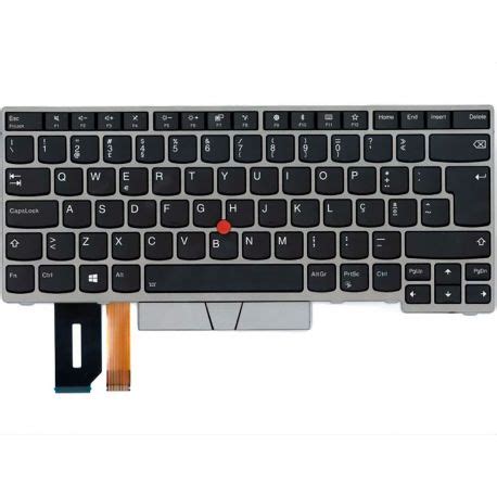 Teclado Fru Como Fl Prata Backlight Portugu S Para Lenovo Thinkpad