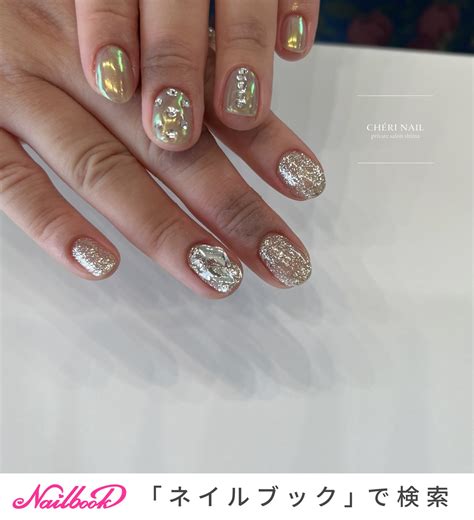 春オールシーズンハンドニュアンスオーロラ ChÉri Nail Private Salon Shimaのネイルデザイン No