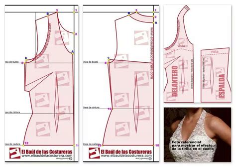 Patrones De Costura CÓmo Hacer Un Vestido Con Cuello Halter 662