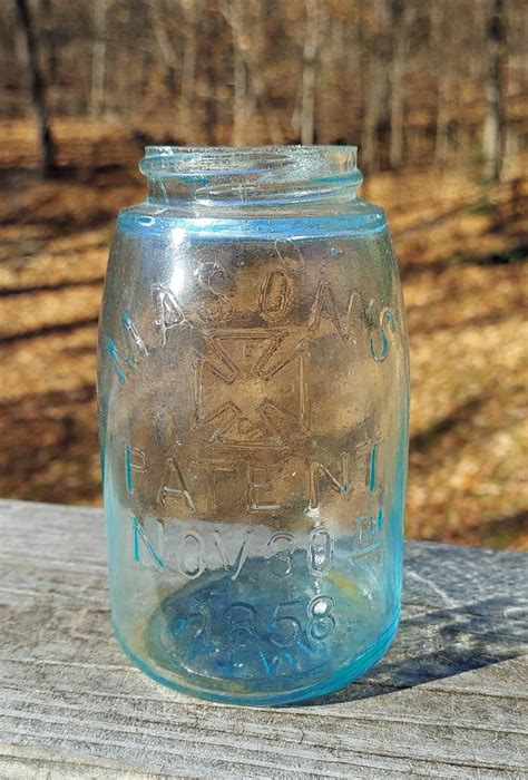 Masons Patent Nov 30th 1858 Maltese Cross Jar Etsy