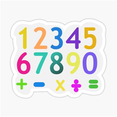 "Numberblocks" Sticker for Sale by modesigne | Redbubble