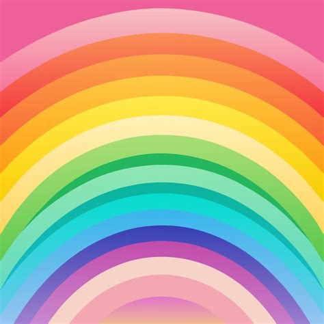 Fondo Con Gradiente De Arco Iris Pastel Vector Premium