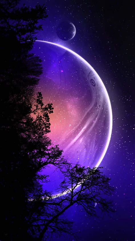 Discover 82 Purple Moon Wallpaper Latest Vn