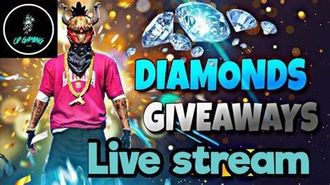 Freefire Live Diamond Giveaway Special Unlimited Custom YouTube