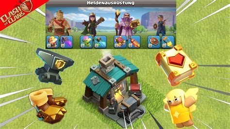 Neues Geb Ude Schmied Heldenausr Stung Clash Of Clans