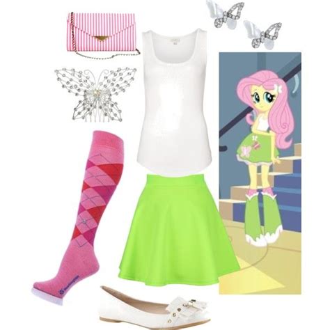 Fluttershy Human By Catloverd On Polyvore My Little Pony Clothes