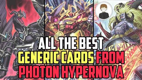 The BEST GENERIC CARDS From PHOTON HYPERNOVA Yu Gi Oh YouTube