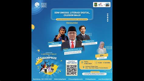 DAY 2 CILEGON EXPO 2024 TALK SHOW LITERASI DIGITAL YouTube