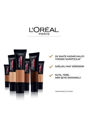 L Oreal Paris Infaillible H Matte Cover Y Ksek Kapat C Fond Ten