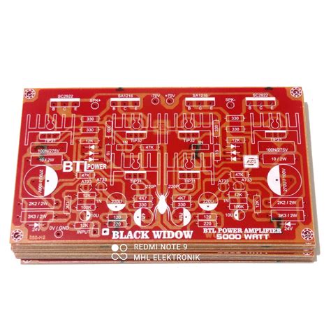 Jual Pcb Black Widow Safari Btl Power Amplifier Shopee Indonesia