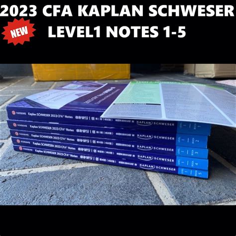 Cfa Level Schweser Note Sheet