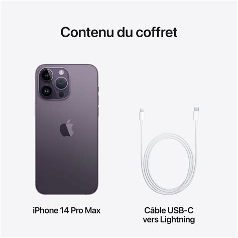 Apple IPhone 14 Pro Max 128 Go Violet Intense Apple Devis Gratuit