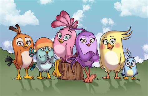 Stella And Friends by AngryBirdsArtist on DeviantArt