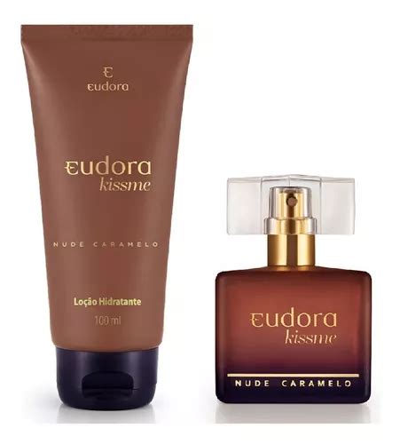 Presente Eudora Kissme Nude Caramelo Perfume E Hidratante Mercadolivre