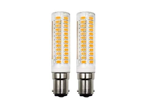 Lot de 2 ampoules led b15d 6 w remplacement halogène 60 w ac 220 240