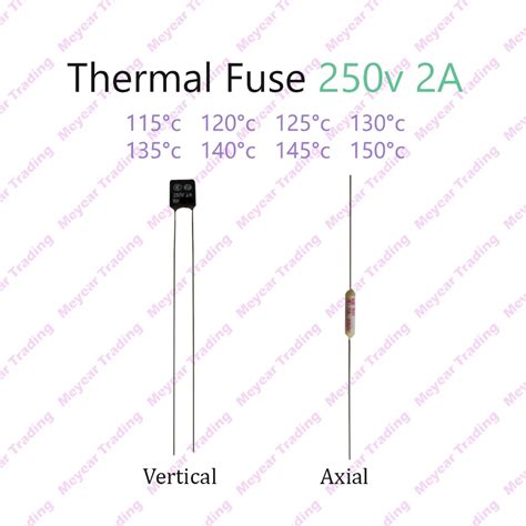 Thermal Fuse V A C C C C C Vertical And