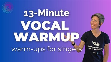 13 Minute Vocal Warm Up Best Vocal Warmup For Singers Youtube