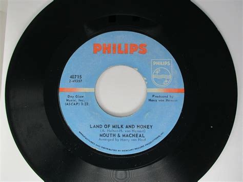 Mouth Macneal How Do You Do Land Of Milk Honey 45 Philips 1972 EBay