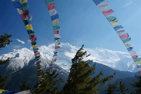 View From Annapurna Circuit Trek Excellent Himalaya Trek Expedition