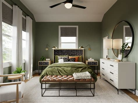 Master Bedroom Designs Green