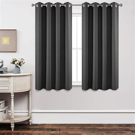 Joydeco Blackout Curtains 54 Inch Length 2 Panels Set Thermal