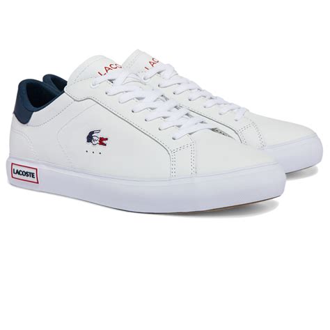 ZAPATILLA EN PIEL TRICOLOR HOMBRE LACOSTE POWERCOURT