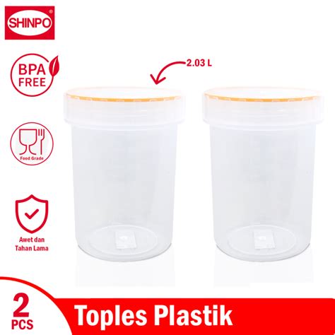 Shinpo Combo Toples Plastik Ukuran Xl L Tempat Cemilan Food