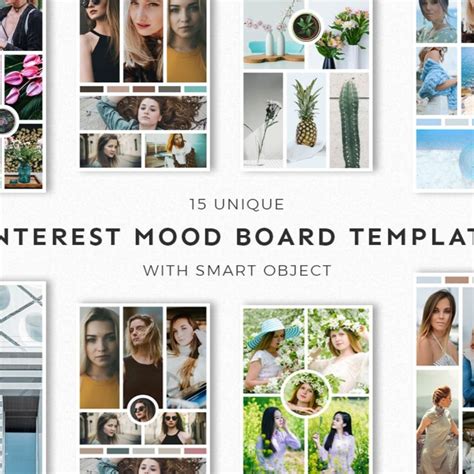 15 Pinterest Mood Board Templates | Mood board template, Instagram banner, Instagram graphic