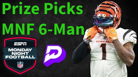 Prize Picks Monday Night Football Player Props 12 4 23 Youtube