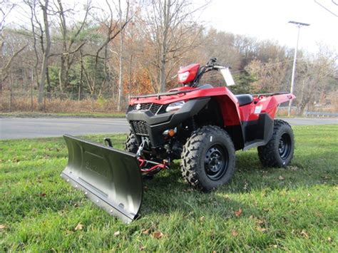 Suzuki Lt A Axi King Quad With Winch Snow Plow Package