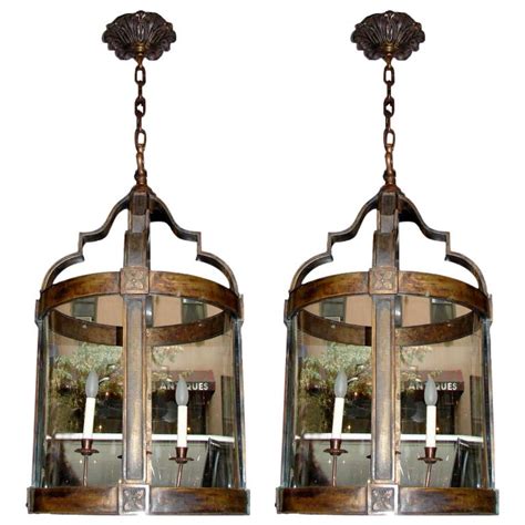 Pair Of Cast Bronze Ceremonial Lanterns For Sale At 1stdibs