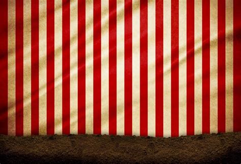 Red And White Striped Carnival Background