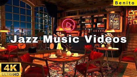 Calm Jazz Music Cozy Bookstore Cafe Ambience Soothing Winter Jazz