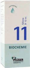 A Pflüger Biochemie 11 Silicea D 12 Tropfen 100 ml ab 17 95