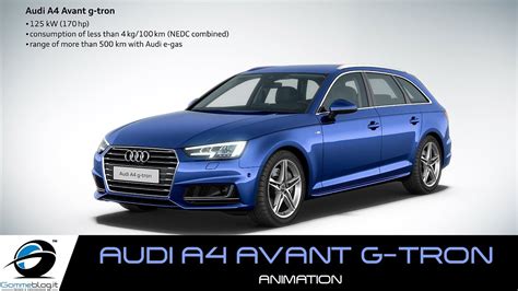 Audi A4 Avant G Tron Animation Youtube