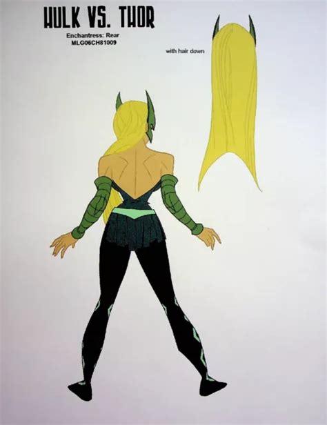 Hulk Vs Thor 2009 Production Model Cel Layout Copy Marvel Comics Hv £4