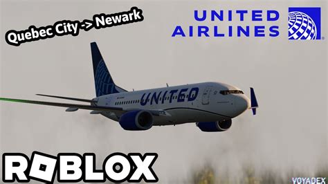 Roblox United Airlines Flight Boeing 737 700 YouTube