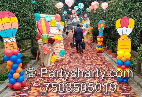 Hot Air Balloon Theme Birthday Party Birthday Party Themes Ideas