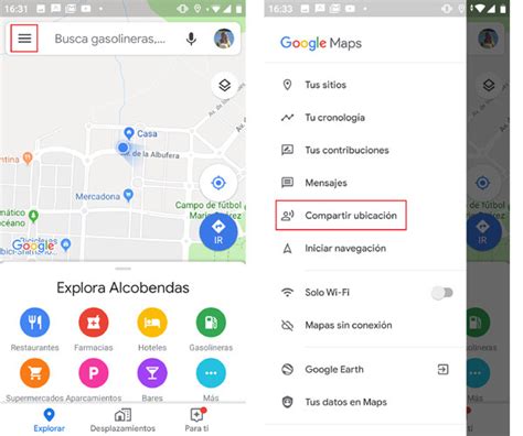 Cómo compartir tu ubicación de forma permanente en Google Maps