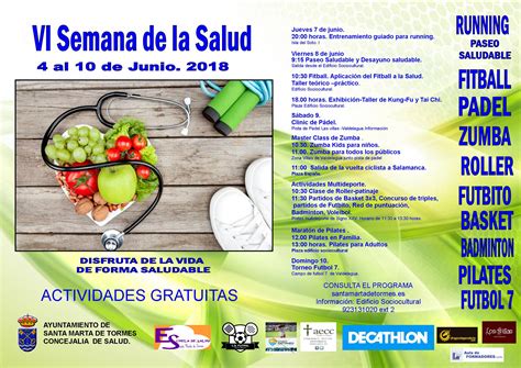 Actividades Previstas En La Vi Semana De La Salud