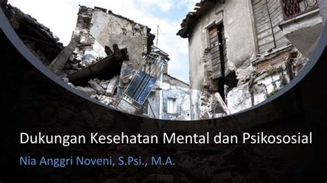 PFA Pertolongan Pertama Mental Psikologi PPT